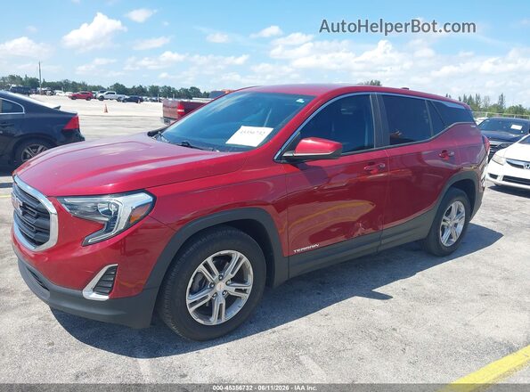3GKALMEV4ML321818 2021 GMC TERRAIN Red Vista frontal