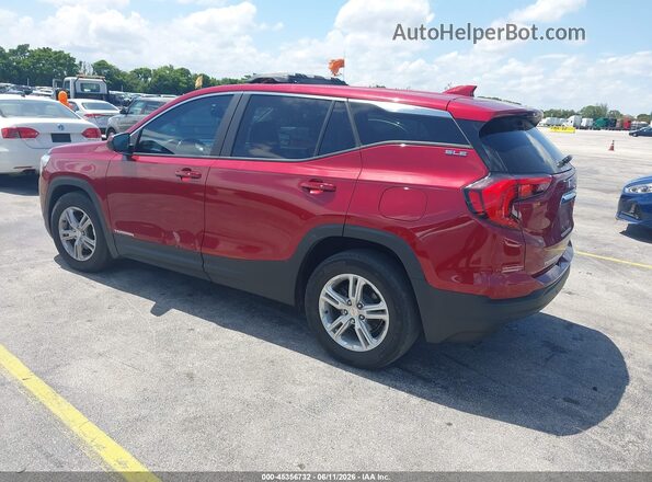 3GKALMEV4ML321818 2021 GMC TERRAIN Red Trasero izquierdo