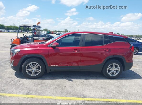 3GKALMEV4ML321818 2021 GMC TERRAIN Red Vista interior de 360 grados
