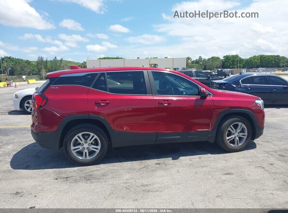 3GKALMEV4ML321818 2021 GMC TERRAIN Red Vista interior trasera