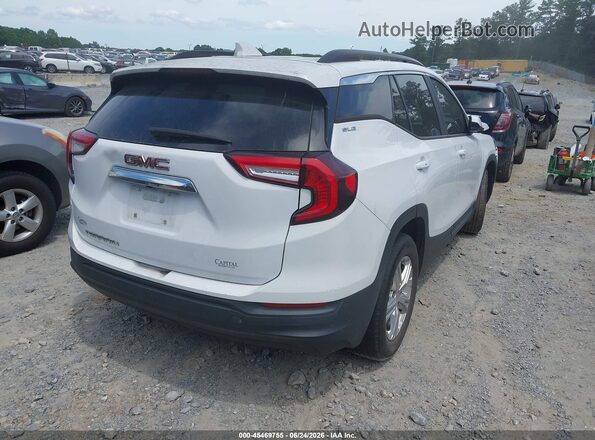 3GKALMEV4NL274369 2022 GMC TERRAIN Белый Задняя правая четверть