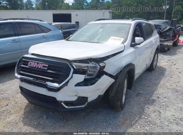 3GKALMEV4NL274369 2022 GMC TERRAIN Белый Передняя левая четверть