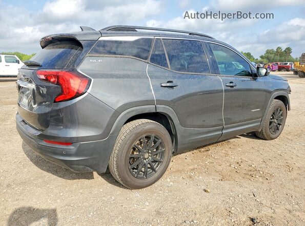 3GKALMEV5JL161377 2018 GMC TERRAIN Gray Trasero derecho