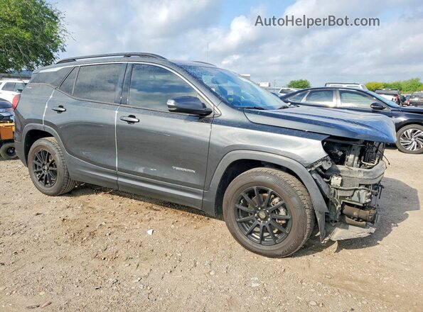 3GKALMEV5JL161377 2018 GMC TERRAIN Gray Delantero derecho