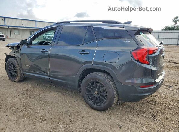 3GKALMEV5JL161377 2018 GMC TERRAIN Gray Trasero izquierdo