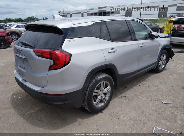 3GKALMEV5JL333813 2018 GMC TERRAIN Silver Հետևի աջ