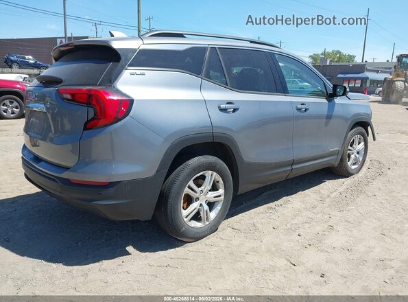 3GKALMEV5JL369663 2018 GMC TERRAIN Серый Задняя правая четверть