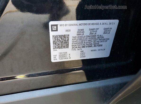 3GKALMEV5ML307006 2021 GMC TERRAIN Black Engine compartment view