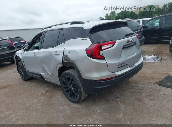 3GKALMEV5NL234012 2022 GMC TERRAIN Серебряный Задняя левая четверть