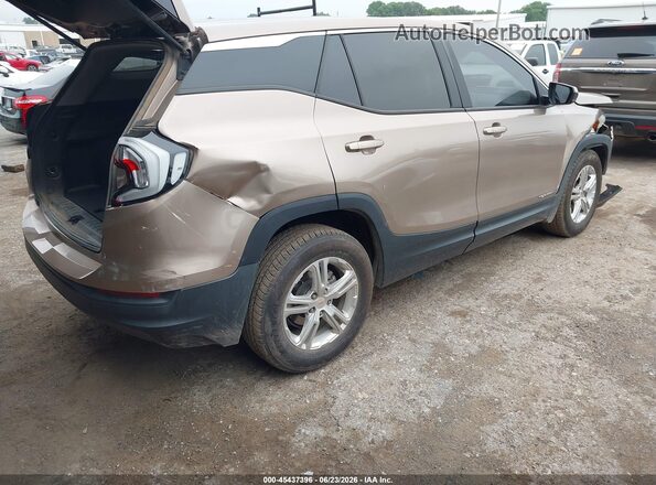 3GKALMEV6JL277428 2018 GMC TERRAIN Brown Tył prawy