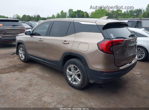 3GKALMEV6JL277428 2018 GMC TERRAIN Brown Tył lewy