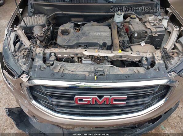 3GKALMEV6JL277428 2018 GMC TERRAIN Brown Widok z tyłu
