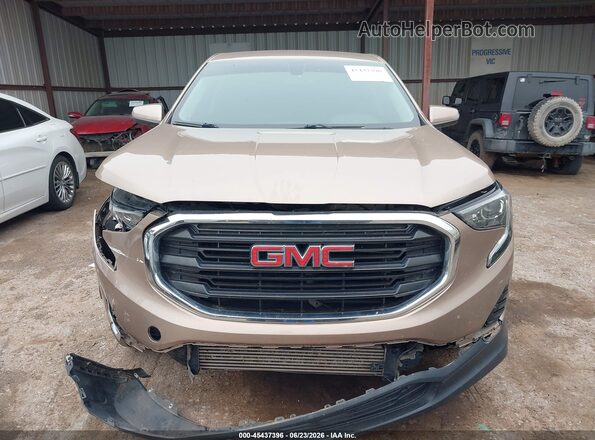 3GKALMEV6JL277428 2018 GMC TERRAIN Brown Widok zestawu wskaźników
