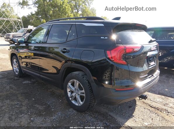 3GKALMEV6JL290910 2018 GMC TERRAIN Black Tył lewy