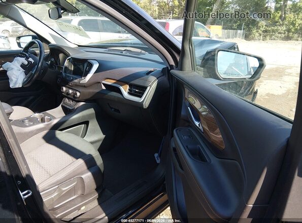 3GKALMEV6JL290910 2018 GMC TERRAIN Black Widok wnętrza z przodu
