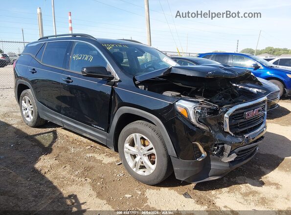 3GKALMEV6JL290910 2018 GMC TERRAIN Black Widok z przodu