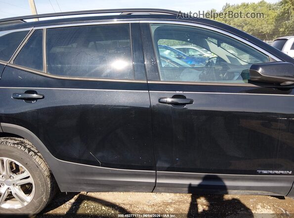 3GKALMEV6JL290910 2018 GMC TERRAIN Black Widok wnętrza z tyłu
