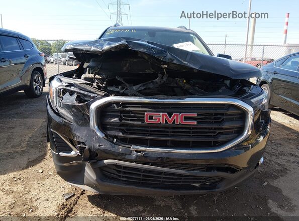 3GKALMEV6JL290910 2018 GMC TERRAIN Black Widok zestawu wskaźników