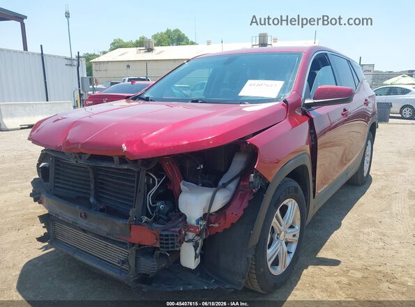 3GKALMEV6JL318009 2018 GMC TERRAIN Красный Передняя левая четверть
