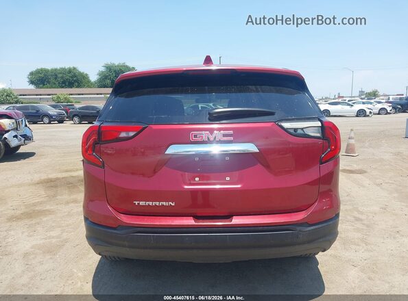 3GKALMEV6JL318009 2018 GMC TERRAIN Красный 