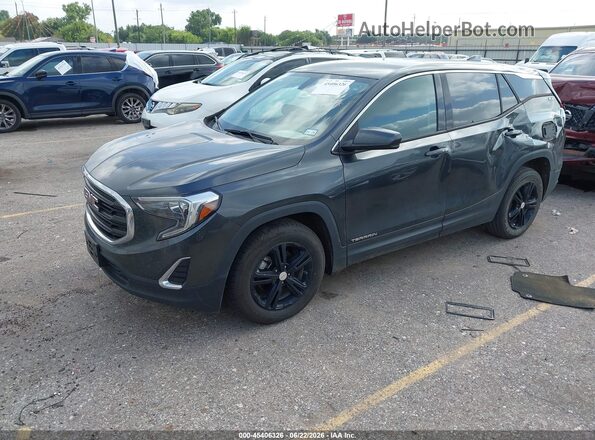 3GKALMEV6KL102307 2019 GMC TERRAIN Gray Przód lewy