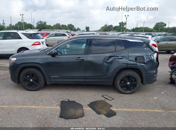 3GKALMEV6KL102307 2019 GMC TERRAIN Gray Widok wnętrza 360 stopni