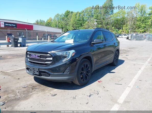 3GKALMEV6LL104592 2020 GMC TERRAIN Black Передня ліва чверть