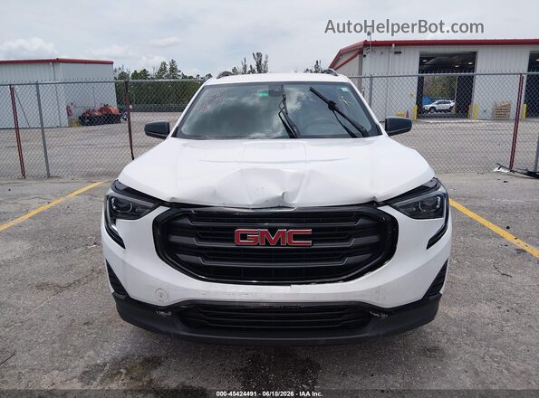 3GKALMEV6LL148317 2020 GMC TERRAIN White Սարքավորումների վահանակի տեսք