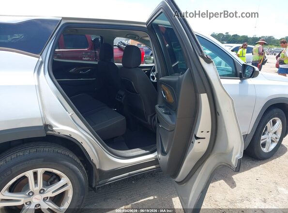 3GKALMEV7JL249766 2018 GMC TERRAIN Silver VIN sticker view