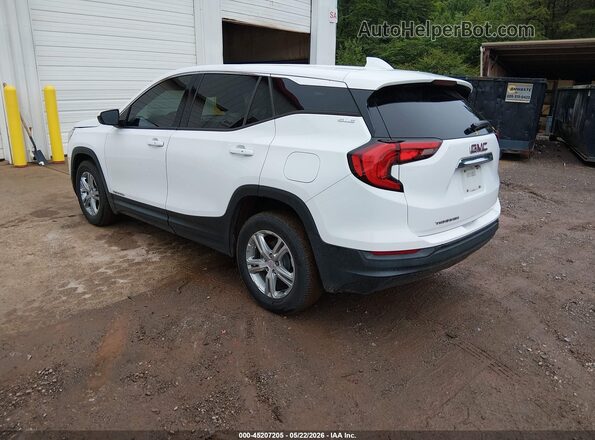 3GKALMEV7JL375030 2018 GMC TERRAIN White Trasero izquierdo