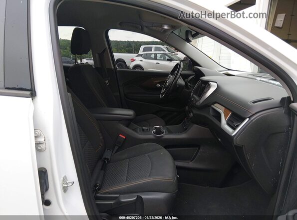 3GKALMEV7JL375030 2018 GMC TERRAIN White Vista interior delantera