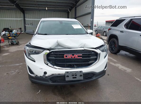 3GKALMEV7JL382804 2018 GMC TERRAIN White წინა ხედი