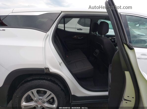 3GKALMEV7JL382804 2018 GMC TERRAIN White VIN კოდის სტიკერის ხედი