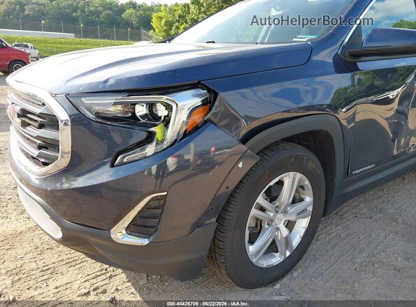 3GKALMEV7KL159633 2019 GMC TERRAIN Dark Blue Vista frontal