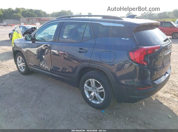 3GKALMEV7KL159633 2019 GMC TERRAIN Dark Blue Trasero izquierdo