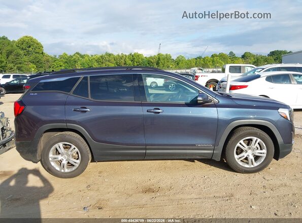 3GKALMEV7KL159633 2019 GMC TERRAIN Dark Blue Vista interior trasera