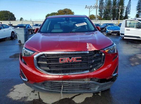 3GKALMEV7LL105122 2020 GMC TERRAIN Red Widok z przodu