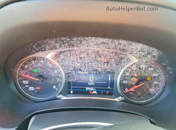 3GKALMEV7LL105122 2020 GMC TERRAIN Red Widok zestawu wskaźników