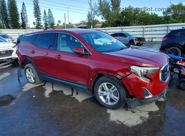 3GKALMEV7LL105122 2020 GMC TERRAIN Red Przód prawy