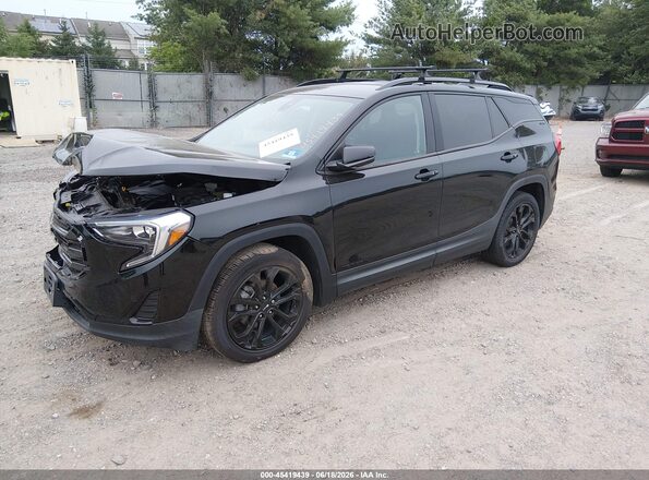 3GKALMEV7LL212445 2020 GMC TERRAIN Black Front left