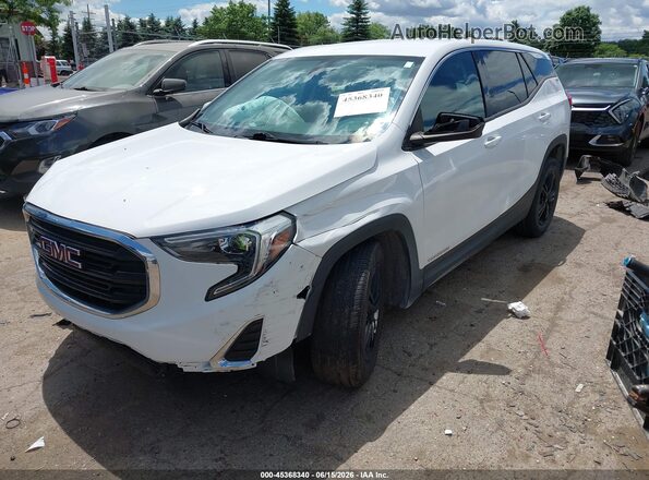 3GKALMEV7LL228225 2020 GMC TERRAIN White წინა მარცხენა ხედი სამი მეოთხედიდან