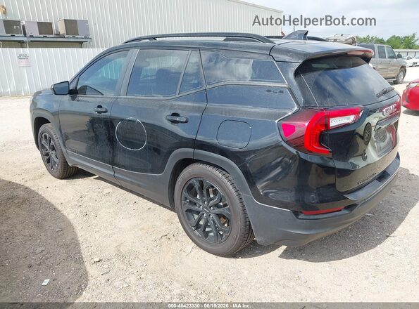 3GKALMEV7NL202274 2022 GMC TERRAIN Black Tył lewy