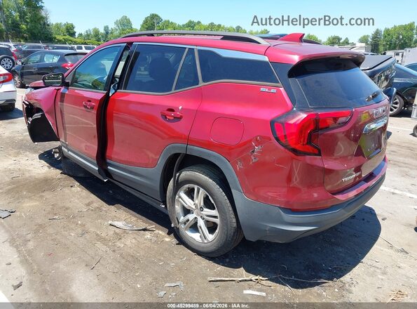 3GKALMEV8JL277401 2018 GMC TERRAIN Red უკანა მარცხენა