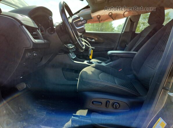 3GKALMEV8KL361476 2019 GMC TERRAIN Charcoal წინა სალონის ხედი