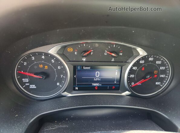 3GKALMEV8KL361476 2019 GMC TERRAIN Charcoal ხელსაწყოთა პანელის ხედი
