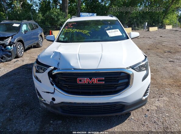 3GKALMEV8LL181318 2020 GMC TERRAIN White Սարքավորումների վահանակի տեսք