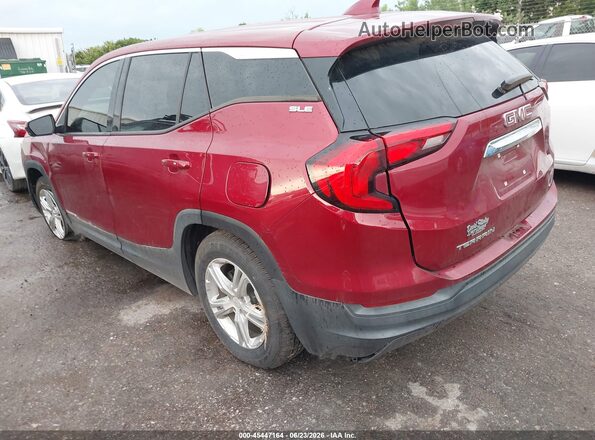 3GKALMEV8LL185868 2020 GMC TERRAIN Red Trasero izquierdo