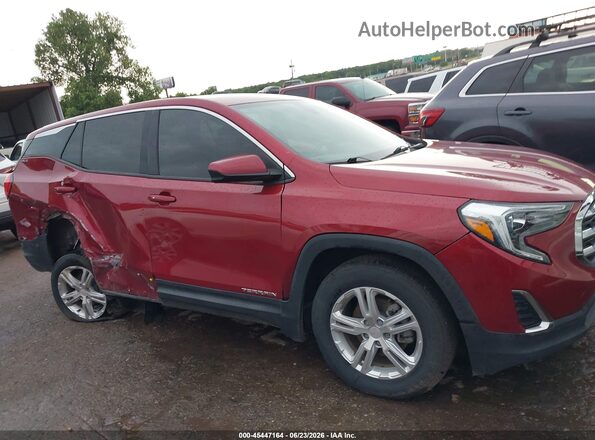 3GKALMEV8LL185868 2020 GMC TERRAIN Red Vista interior trasera