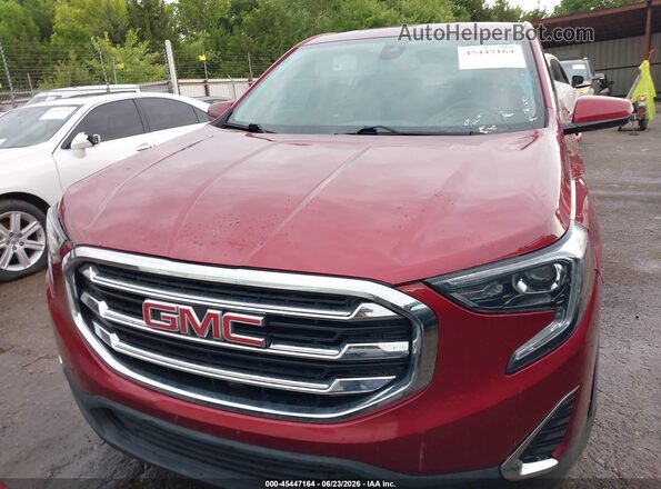 3GKALMEV8LL185868 2020 GMC TERRAIN Red Vista del cuadro de instrumentos