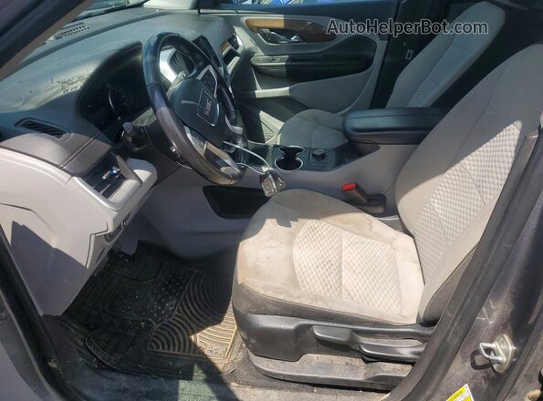 3GKALMEV8LL247589 2020 GMC TERRAIN Gray Вид салону спереду